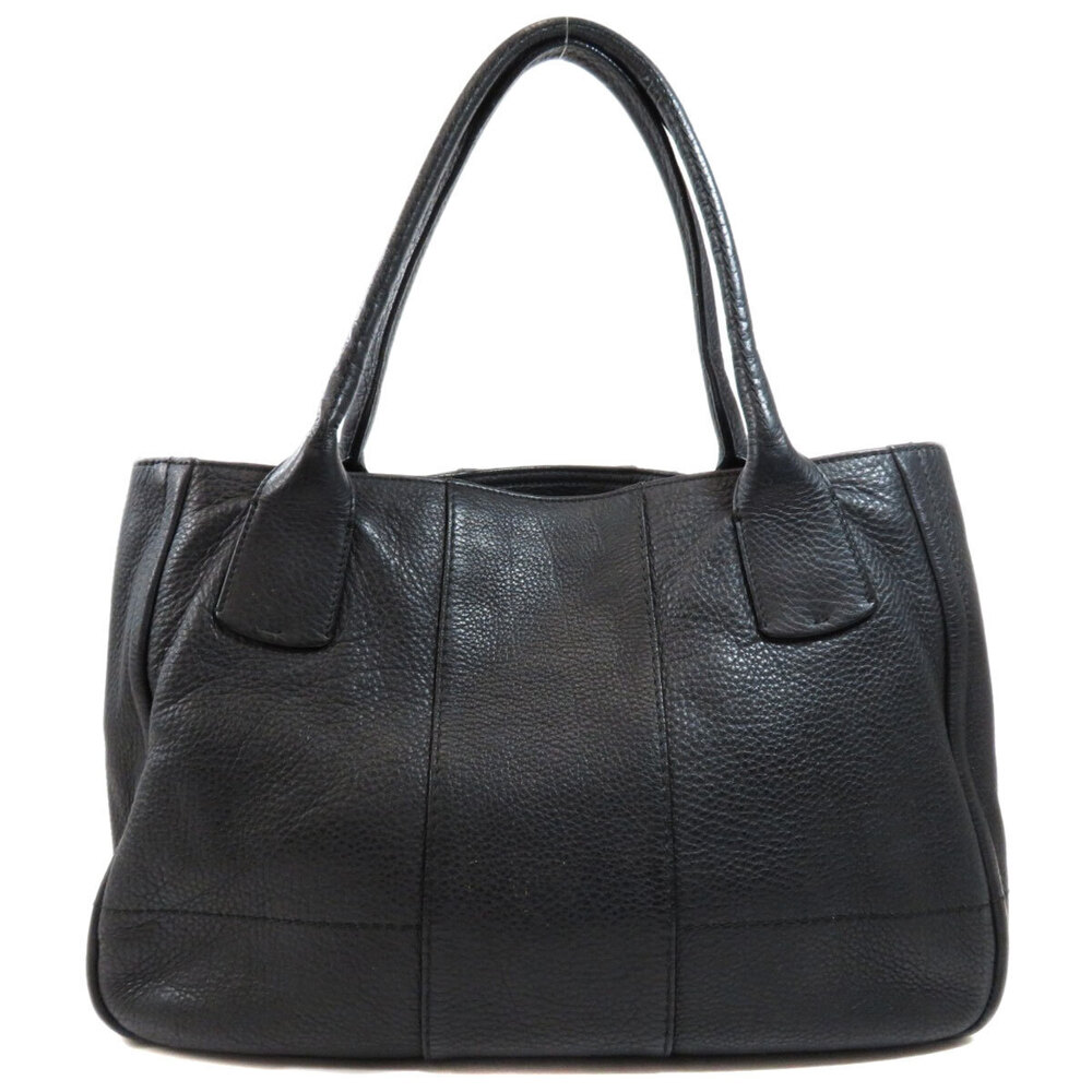 Salvatore Ferragamo leather bag tote Black